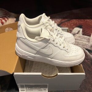 Nike All-White Air Force 1 Sneakers